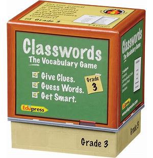 Classwords Game, Grade 3 - EduPress
