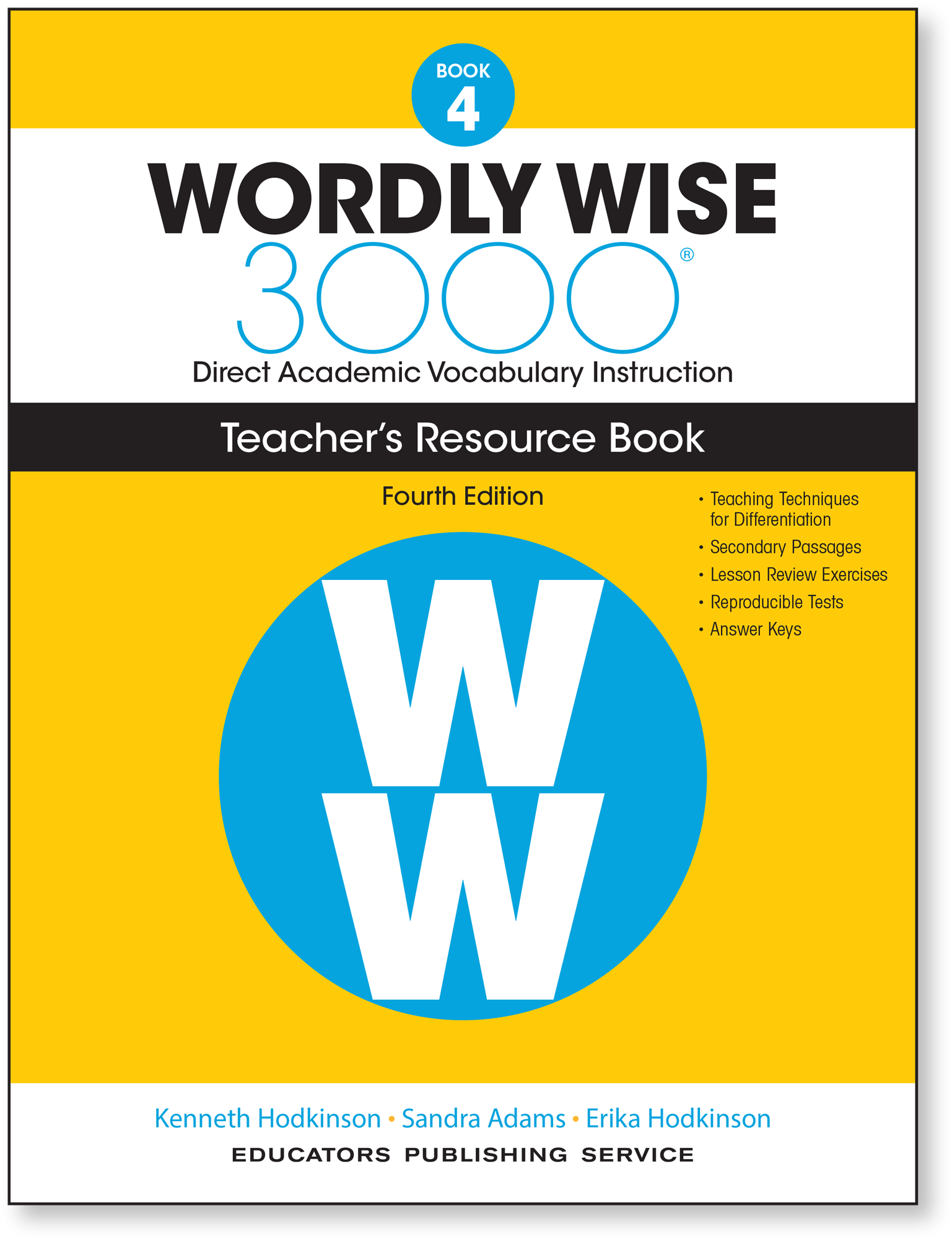 Wordly Wise 3000 Teacher's Resource Book 4 (4th Edition)