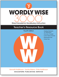 Wordly Wise 3000 Teacher's Resource Book 7 (4th Edition)