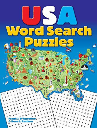 USA Word Search Puzzles Paperback 