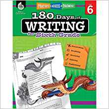 180 Days of Writing for  Sixth Grade - Teacher Created Materials