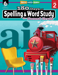 180 Days of Spelling and Word Study for Second Grade - Teacher Created Materials