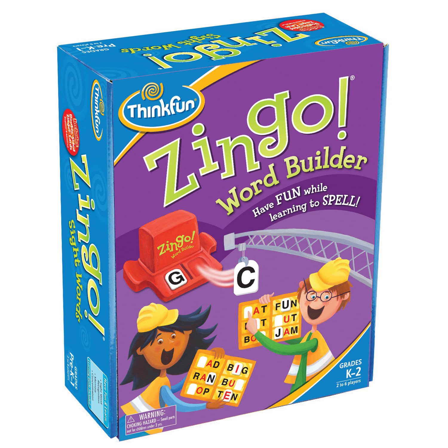 Zingo Word Builder Game - ThinkFun
