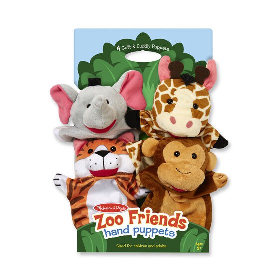 Zoo Friends Hand Puppets - Melissa and Doug