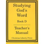 Studying God's Word Teacher's Manual Book D