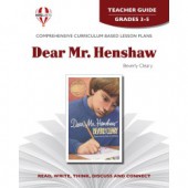 Novel Units- Dear Mr. Henshaw Teacher Guide Grades 3-5