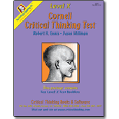 Cornell Criticcal Thinking Tests Level X - The Critical Thinking Company