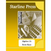 Starline Press Algebra 1A Score Keys