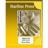 Starline Press Algebra II Score Keys
