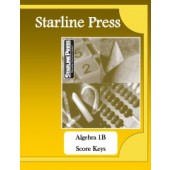 Starline Press Algebra 1B Score Keys