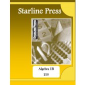 Starline Press Algebra 1B 210