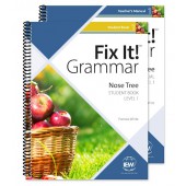IEW Fix It! Grammar: Level 1 Nose Tree [Teacher/Student Combo]