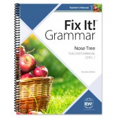 IEW Fix It! Grammar : Level 1 Nose Tree Teacher Manual