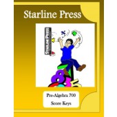 Starline Press Pre-Algebra 700 Score Keys