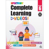 Spectrum Complete Learning + Videos Workbook Grade 6 Paperback