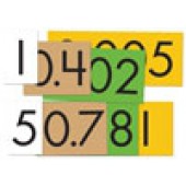 4-Value Decimals to Whole Number Place Value Cards Set