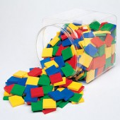 Color Tiles Set of 400 Plastic