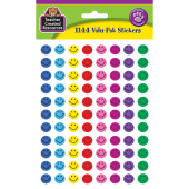 Happy Face Mini Stickers Valu-Pak-Teacher Created Resources