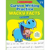 Cursive Writing Practice: Wacky Facts
