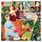 Jane Austen's Book Club - 1000pc Square Jigsaw Puzzle - eeBoo