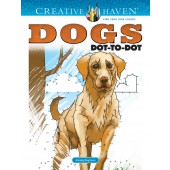 Creative Haven Dogs Dot-to-Dot Coloring Book