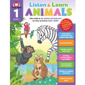 Listen and Learn: Animals, Grade 1