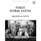 Memoria Press First Form Latin Quizzes and Tests Second Edition
