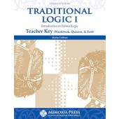 Traditional Logic I Teacher Key, Third Edition - Memoria Press