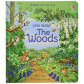 Look Inside the Woods Board book - Usborne