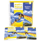 Math in Focus: The Singapore Approach Grade K First Semester Homeschool Package