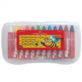 Brilliant Beeswax Crayons Set of 12 With Storage Case