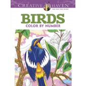 Creative Haven Birds Color by Number Coloring Book