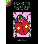Insects Stained Glass Coloring Book