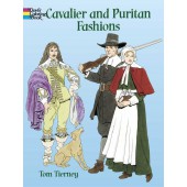 Cavalier and Puritan Fashions Coloring Book