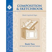 Composition & Sketchbook II: 1/2″ Ruled for 1st-2nd Grade Students