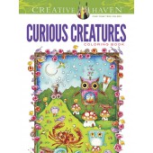 Creative Haven Curious Creatures Coloring Book