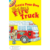 Create Your Own Firetruck Little Activity Sticker Book