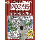 Build a Giant Poster Coloring Book -- United States Map