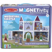Magneticity Magnetic Tiles Building Set – Medieval Castle  STEM  Melissa and Doug