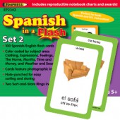 Spanish in a Flash™ Color-Coded Flash Cards, Set 2