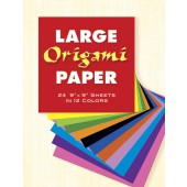Large Origami Paper: 24 9 x 9 Sheets in 12 Colors