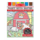 Farm Animals Kids' Paint With Water Art Pad
