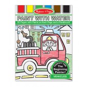 Vehicles Paint with Water Kids' Art Pad - Melissa and Doug