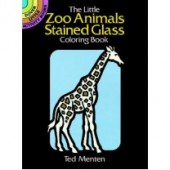 Zoo Animals Little Activity Stained Glass Coloring Book