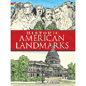 Historic American Landmarks Coloring Book
