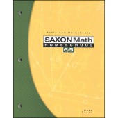 Saxon Math 6/5 Tests and Worksheets (3rd Edition)