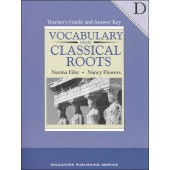 Vocabulary From Classical Roots Book D Teacher Guide & Answer Key