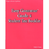 Easy Grammar Grade 4 Test Booklet