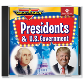 Rock N Learn Presidents & US Government Audio CD (audio & printable book)