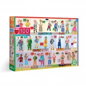 Children of the World 100 Piece Puzzle - eeBoo
